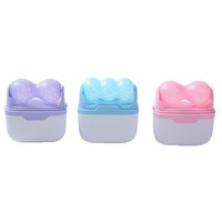 Nouvel appareil de beauté à double tête pour le visage, masseur facial portable, système de dermaroller manuel apaisant pour les soins du visage