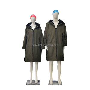 Cambiador Forrado Sherpa Reciclado Verde Palma Camo Albaricoque Talla XS - Product Image 2