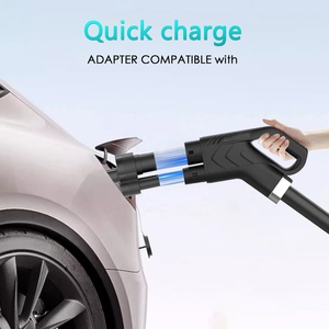 อะแดปเตอร์แปลงหัวชาร์จ EV Connector <span class=keywords><strong>CCS</strong></span> 2 Combo เป็น <span class=keywords><strong>Tesla</strong></span> รองรับการชาร์จ 250 กิโลวัตต์ AC+DC  อะแดปเตอร์หัวชาร์จ CCS2/Type2 มาตรฐานยุโรปสำหรับ <span class=keywords><strong>Tesla</strong></span> ในสหรัฐอเมริกา - Product Image 4