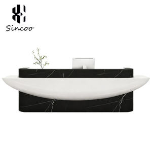 Mostrador de Recepción Moderno de Fibra de Vidrio de Lujo para Salón de Belleza, Hotel y Gimnasio - Personalizable, Duradero, de Uso Comercial - Product Image 6