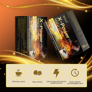 Prix d'usine, <span class=keywords><strong>vente</strong></span> chaude, café instantané X Power, café aux herbes pour hommes, énergie, ginseng, maca - Product Image 5