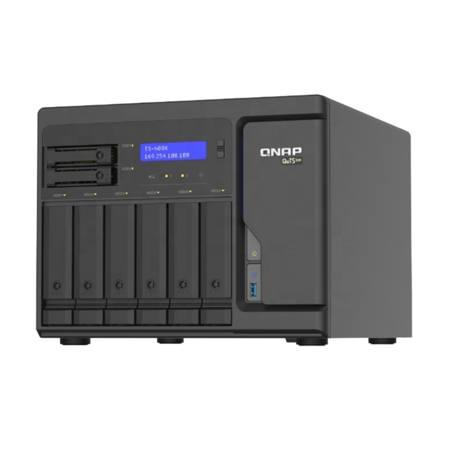 QNAP TS-h886 Enterprise NAS High-Speed Ports USB All-in-One VM & Container Storage Server Stock