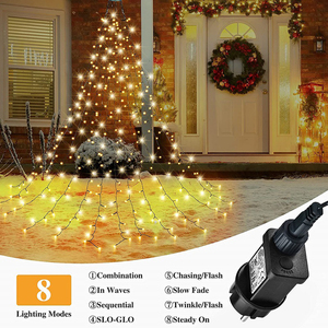Lumières de Noël LED <span class=keywords><strong>Guirlande</strong></span> <span class=keywords><strong>Lumineuse</strong></span> US Plug 31V Avec 400 LED Arbre de Noël LED <span class=keywords><strong>Guirlande</strong></span> Pour Décoration Intérieure Et Extérieure - Product Image 5