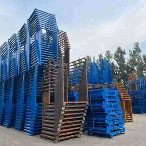 Pallet Racks 2 Layer Blue Carbon Steel Heavy Duty <b>Storage</b> <b>For</b> Garlic Onion Agriculture Logistics Stacking Rack - Product Image 2