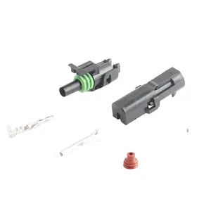 Delp Connector 1/2/3/4/6 Pin 2.5 mm Automobile Waterproof Fog Lamp Wire Wiring Harness Connectors Insulated connector