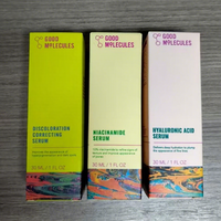 Esencia Good Molecules con Nicotinamida y Ácido Hialurónico 30ml Antiarrugas, antipigmentación, revitalizante