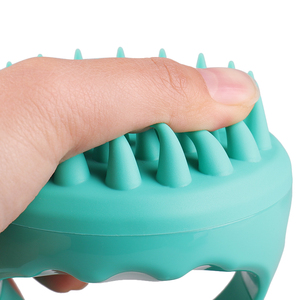 <b>Round</b> Massage <b>Brush</b> Silicone Shampoo Massager Hair Scalp Comb <b>Brush</b> for Hair Body - Product Image 3