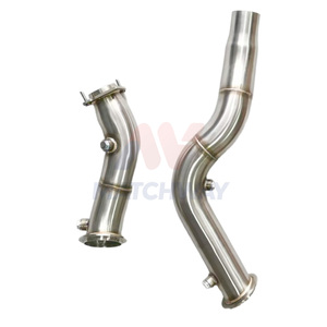 Tubo de Escape de Acero Inoxidable MATCHWAY para <span class=keywords><strong>BMW</strong></span> S55 M3 M4 M2 F80 F82 F83 3.0L L6, Tubo de Escape de 3 Pulgadas - Product Image 1