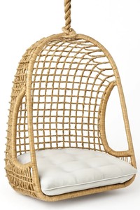 เก้าอี้หวายแขวน - เก้าอี้หวายสานแบบแกว่ง - เก้าอี้หวายแขวนธรรมชาติ - Product Image 4