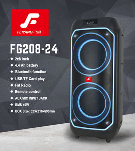 Altavoz Bluetooth Portátil Tribit con Luces LED, Resistente al Agua, Doble Woofer de 8 Pulgadas, con Micrófono, Ideal para DJ, FM, Audio, en PROMOCIÓN - Product Image 6