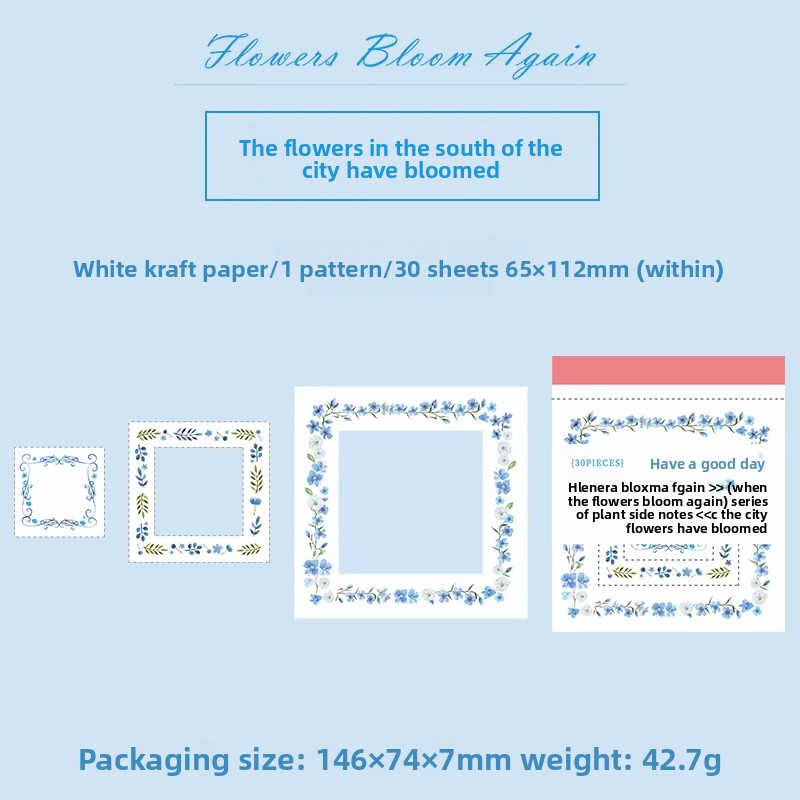 E The flowers have opened