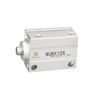 กระบอกสูบติดตั้งฟรีไซส์ Mu8x10s ตัวเรือนอะลูมิเนียมแบบมาตรฐานสำหรับใช้งานในอุตสาหกรรม - Product Image 4