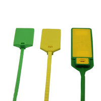 Tag Kabel RFID UHF 860-960MHz Pengunci Otomatis Anti-rusak Sekali Pakai Label Pembungkus Zip Tie Keamanan Aset Anti-pemalsuan