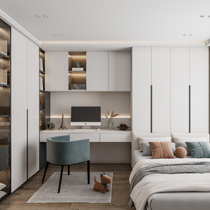 Letto a Castello Moderno di Lusso Personalizzato per Tutta la Casa, Tipo Pannello in MDF, Misure Regolabili, <span class=keywords><strong>Salvaspazio</strong></span>, <span class=keywords><strong>Soluzioni</strong></span> Commerciali Ecologiche - Product Image 1