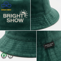 Chapeaux Bob Tendance 2026 en Velours Réversible de Qualité Supérieure avec Étiquettes Logo Personnalisées pour Homme et Femme – Style Décontracté Urbain