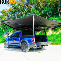 Carpa Rígida Desplegable Huntoo para Camioneta, Techo de Aluminio para Camioneta, Compatible con Ford F150, Ram 1500, Jeep Gladiator