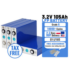 Prismatique EV LFP Grade A <span class=keywords><strong>Cell</strong></span> Lf105 Lf100la 125ah 130ah 150ah 90ah 3.2v 100ah Lifepo4 105ah Batterie Pour <span class=keywords><strong>12v</strong></span> 24v Rv Électrique - Product Image 1