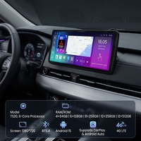 Reproductor Multimedia para Auto DSP Portátil de 12.3 Pulgadas con Navegación GPS, Android Auto, CarPlay Inalámbrico y Pantalla Táctil para Mitsubishi Universal