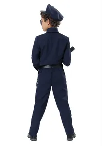 Uniforme de Police pour enfants, Costume de Cosplay pour enfants garçon, tenues de policier