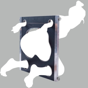 Tavola di Contenimento BDSM Robusta in Legno, con Blocco Anale, Manette e Cavigliere, Attrezzatura per Bondage per Coppie, Gioco per Adulti - Product Image 1