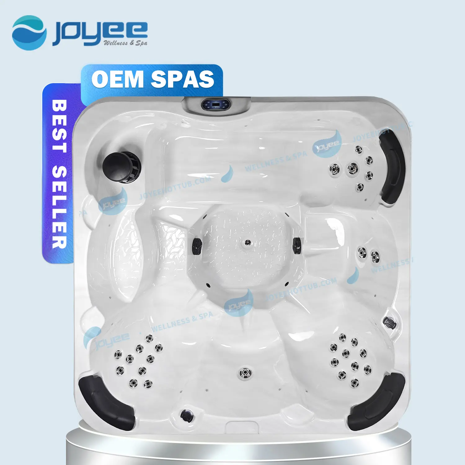 JOYEE prix d'usine meilleure qualité acrylique 5 personnes Balboa Spa extérieur bains à remous Spa extérieur baignoire avec bain à remous Massage Spa