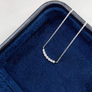 Elegante Colgante/Amuleto de Diamante Cultivado en Laboratorio para Mujer, Joyería en Oro, Oro Rosa, Oro Blanco, Plata, Estilo Hip Hop, Chapado en Rodio Premium - Product Image 3