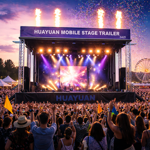 Scène de concert extérieure sur semi-remorque S425 avec déploiement en 30 minutes et conception structurelle robuste - Product Image 4