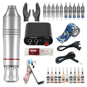 Kit complet de machine à tatouer directement de l'usine, kit de pistolet à tatouer professionnel pour débutants, art corporel - Product Image 6
