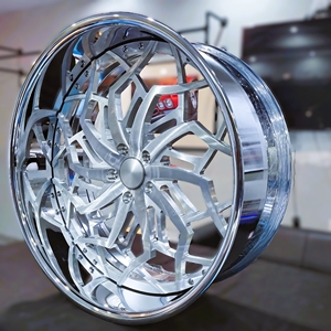 Jantes en alliage forgé à 5 trous, peintes, à grand rebord, 20-24 pouces, pour <span class=keywords><strong>Corvette</strong></span> CHEVY RUCCI, multi-rayons 6x139.7 - Product Image 1