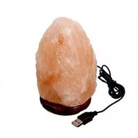 Lampe de sel rose de l'Himalaya en cristal USB mini, écologique, veilleuse mignonne, ampoule LED, technique de sculpture, style moderne, forme personnalisée