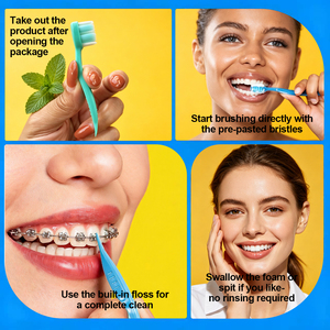 Spazzolini da Denti Monouso Pre-Pastinati OEM Confezionati Singolarmente, Pronti all'Uso per Hotel, Campeggio e Viaggi - Product Image 5