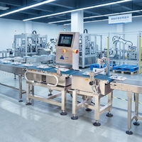 Système de pesage et de tri automatique à grande vitesse avec éjection automatique, personnalisable OEM, en acier inoxydable