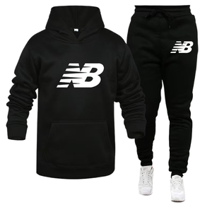 <span class=keywords><strong>Felpa</strong></span> <span class=keywords><strong>con</strong></span> <span class=keywords><strong>Cappuccio</strong></span> da Uomo Oversize, Nuova Moda Multicolore, <span class=keywords><strong>Felpa</strong></span> Sportiva <span class=keywords><strong>con</strong></span> <span class=keywords><strong>Cappuccio</strong></span> e Pantaloni Casual da Uomo - Product Image 1