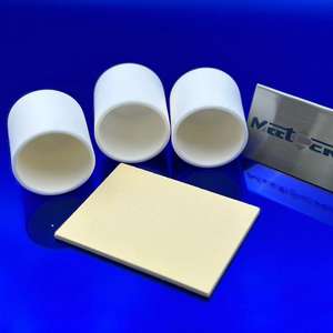 Taille personnalisée, résistant aux hautes températures, anti-corrosion, <span class=keywords><strong>creuset</strong></span> en céramique d'alumine blanche à 99%, pièces en céramique d'alumine personnalisées - Product Image 5