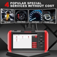 Herramienta de diagnóstico de coche KINGBOLEN S500 original ABS SRS ECM TCM 4 reinicio Freno de aceite SAS ETS reinicio todos los escáneres OBD2 LAUNCH CRP123E