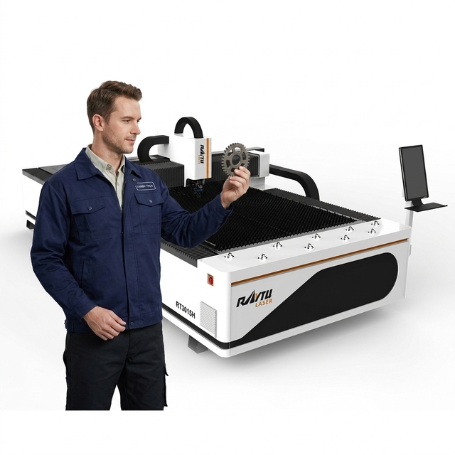 2026 New Model Single Platform Fiber Laser Cutter Raycus Laser Source Industrial CNC Metal Sheet Cutting Machine