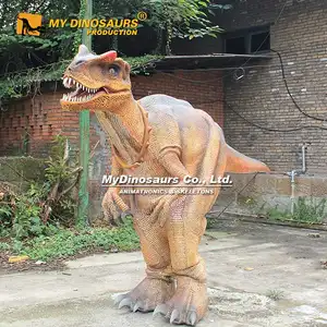 Fantasia de dinossauro da liga de robô, fantasia realista de látex d39