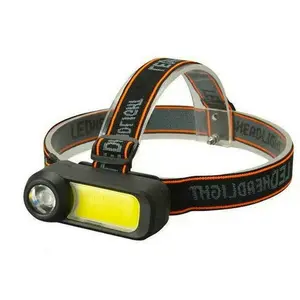 Đầu đèn pin mới phổ biến COB LED cắm trại Đèn pha chống thấm Ánh sáng khẩn cấp cho câu cá ban đêm