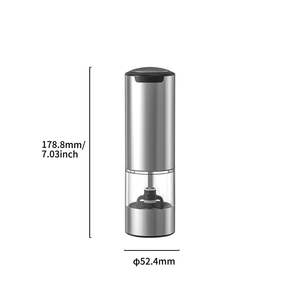 Moulin à sel et à poivre électrique automatique réglable à vente chaude en Chine avec lumière LED - Product Image 6