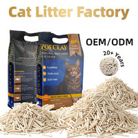 Litière pour chat biodégradable à base de tofu, marque privée, super absorbante, jetable aux toilettes, pour chats sensibles, ISO 9001, 5 kg, Katzenstreu