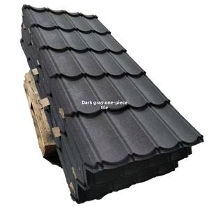 CONSTRUISEZ de nouveaux matériaux de feuille de toiture de taille longue Dachziegel Tejas Tuile Toiture tuile en métal enduite de pierre pour l'application d'hôtel - Product Image 4