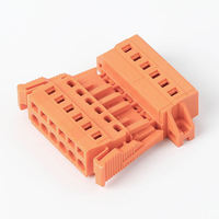 Bloc de bornes enfichable RS MCS5.08 2P 3P 4P, ensemble de connecteurs mâle-femelle, orange PA66 160V 4A