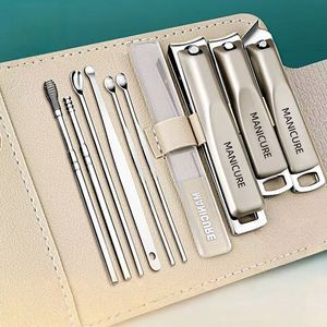 Juego de cortaúñas de alta calidad de acero inoxidable, cortaúñas para uñas de manos y pies, lima de uñas, empujador de cutículas, herramientas de cuidado para mujeres y hombres - Product Image 2