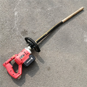 Prezzo all'ingrosso testa di vibrazione in metallo batteria al litio cemento vibrante con pompa morbida 1.2m/1.5m adatto per cantieri - Product Image 6