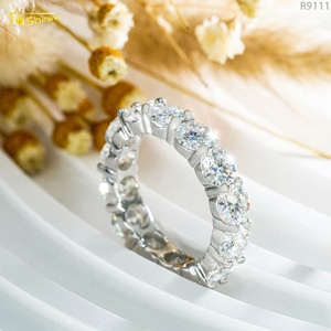 <span class=keywords><strong>Anello</strong></span> in Moissanite <span class=keywords><strong>con</strong></span> diamante per fede nuziale in <span class=keywords><strong>argento</strong></span> <span class=keywords><strong>925</strong></span> <span class=keywords><strong>con</strong></span> <span class=keywords><strong>pietra</strong></span> trasparente <span class=keywords><strong>nera</strong></span> di alta qualità da 5MM - Product Image 3