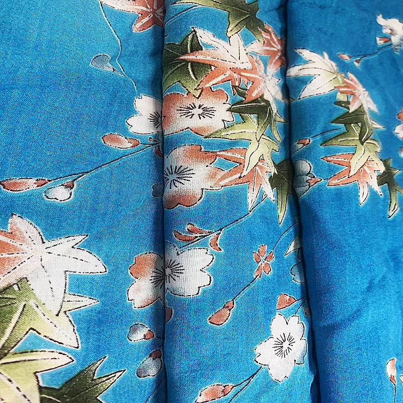 Платье с цветочным принтом, 30% вискоза, 70% хлопок