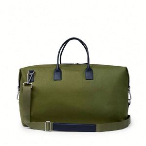 Bolsa de Viaje Oxford Vintage de Gran Capacidad, Bolsa de Lona con Cierre de Cremallera Oxford Personalizada, Estilo Moderno para Hombre y Mujer - Product Image 1