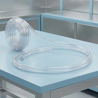 Tuyau flexible transparent en PVC de qualité alimentaire pour le transport et le décharge d'eau potable et de boissons