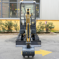 Mini-excavatrice de 1,8 tonne avec moteur Euro 5, livraison gratuite, matériel de terrassement, petite pelle, aménagement paysager, mini-pelle tout-terrain