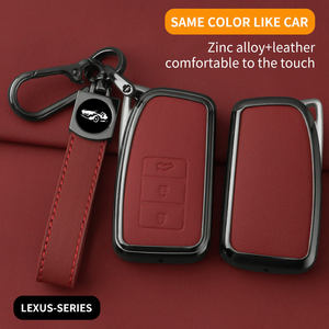 NUEVA Funda de Cuero y Aleación de Zinc para Llave de Coche Lexus NX IS RX ES LS GX LX UX GS 200 260 300 350 NX200 ES300 RX350 NX300 - Product Image 4